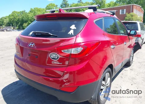 2014 Hyundai Tucson Limited из США, поврежденный, VIN KM8JU3AG6EU820276